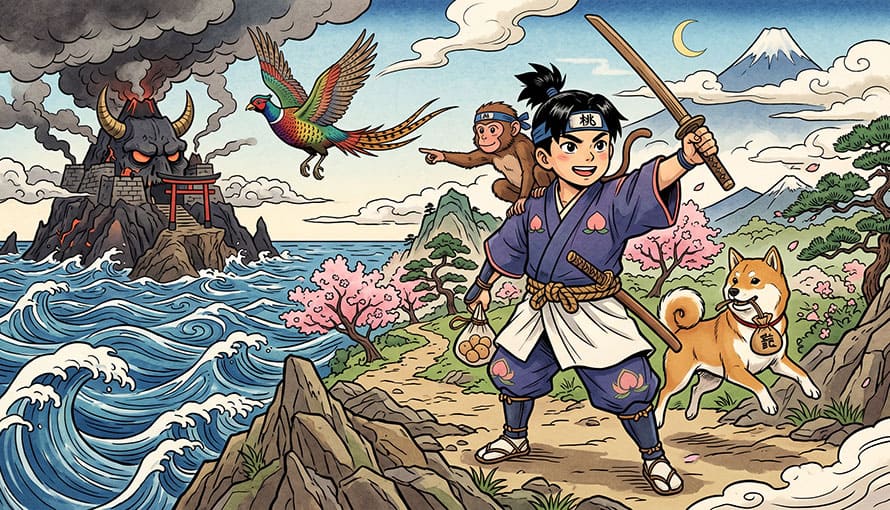Japonská rozprávka momotaro